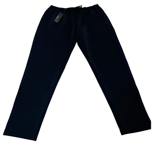 7-60 VERSACE Men's Jogger Pants Medusa Emblem Black/Blue Size 4/ L